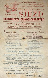 Praha, ÚMDOČ, Sjezd ochotnictva českoslovanského, 1900