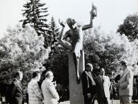 Chrudim, Loutkářská Chrudim, odhalení Památníku československým loutkářům, 1976