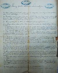 Chrudim, Akademikové, spolkové stanovy, 1876