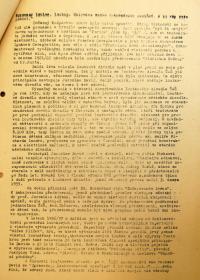 Chrudim, XI. sjezd loutkářských pracovníků, ref. Historie chrudimského loutkářství s. 4, 1950