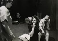 Praha 5, Kurz vedoucích dětských divadelních kolektivů LK SKKS 1989-1990, práce na inscenaci Hry o sv. Dorotě, Žebrák 1989