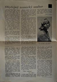 Sezemice, Spolek divadelních ochotníků, plakáty