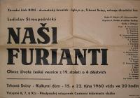 Trhové Sviny, Igla, činoherní div. soubor ZV ROH, Naši furianti – plakát, 1960