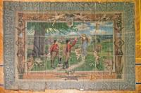 Český Brod, sokolovna, opona, stav po rozvinutí 2014