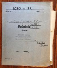 Třebíč, Jiráskův okrsek, jednatelská zpráva, 1927