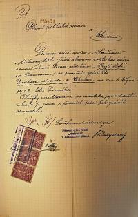 Heřmanův Městec, Heřman, Skryté štěstí, 1923