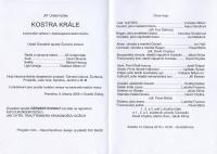 Plzeň, Červený Kohout, Kostra krále – program, 2010