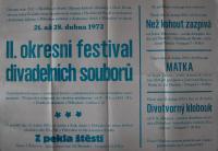 Přibyslav, Divadelní Přibyslav 1972 - plakát