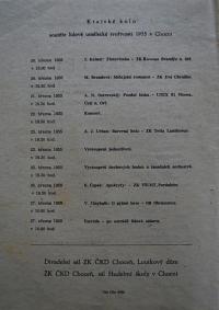 Pardubice, Spolek divadelních ochotníků, Korespondence, 1955