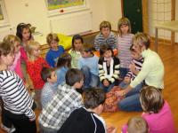 Kyjovice, ZŠ, členové dramatického kroužku, 2009