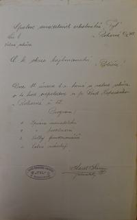 Rohozná, Tyl, Valná hromada, 1912