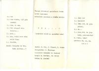 Praha-hlavní město, Úhrnná divadelní společnost, Hra - program, 1986