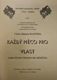 Polička, Tyl, Každý něco pro vlast - program, 2004