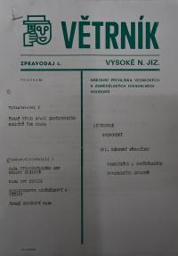 Hradec Králové, Krajské kulturní středisko, Impuls, Vysoké nad Jizerou, NP Krakonošův divadelní podzim, 1985