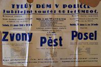 Polička, KP Jubilejní soutěž 60 let ÚMDOČ - plakát, 1946