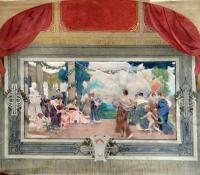 Litomyšl, Regionální muzeum, návrh opony, 1904