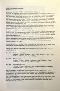 Chlumany, pamětní kniha Chluman, Chlumanští ochotníci, 1931–1943