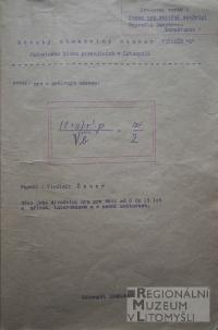 Litomyšl, Vitamín S, Zlomky, scénář představení, 1980