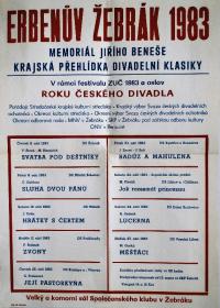 Žebrák, Erbenův Žebrák, KP divadelní klasiky, plakát, 1983
