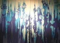 Nový Bor, kino, opona, Ant. Procházka, 1989