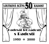 Padesát let radosti s Radostí. Titulní strana brožury.