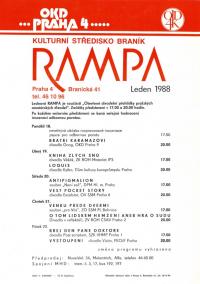 Rampa, leden 1988 - plakát