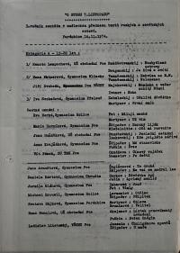 Pardubice, Svaz českých divadelních ochotníků Pardubice, Okresní výbor, Zápisy z jednání, 1971 - 1989