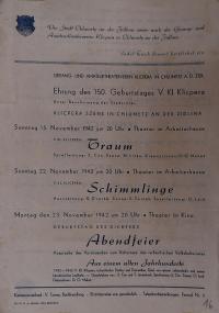 Chlumec nad Cidlinou, Klicpera, Plakáty