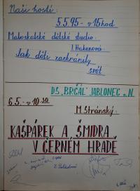 Josefův Důl, J. K. Tyl, spolková kronika, 1975 - 1997