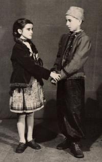 Bílá Třemešná, školní soubor, Sněhová královna, 1957