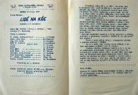 Ronov nad Doubravou, Týden ochotnického divadla, program přehlídky, 1957