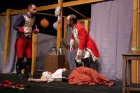 Praha, Pod Petřínem, Dva muži v šachu, KP Lounské divadlení 2019.