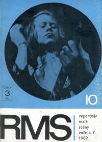 Repertoár malé scény, titulní strana, 1969/10
