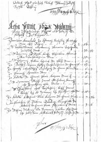 Sobotka, 1628, 1630 školní bakalář dostal odměnu za to, že ”komedii do chrámu Páně připravil”