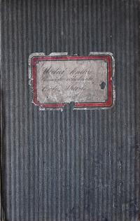 Praha, ČOB Thálie, účetní kniha 1890 - 1892
