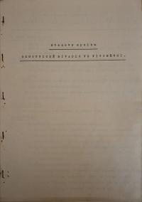 Vitiněves, SDO, Stanovy, 1924