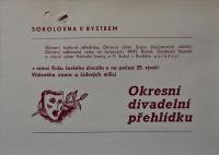 Bystré, OP divadelních souborů - program, 1983