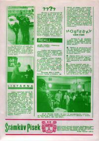 Písek, CP Šrámkův Písek 1975, zpravodaj z 3. 6., str. 4