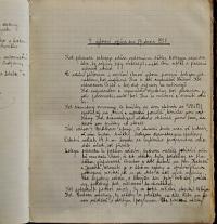 Pardubice, Studentské divadelní sdružení, Kniha zápisů, 1918 - 1920