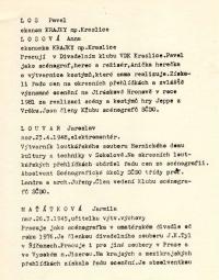 SČDO, Klub scénografů, výstava Česká amatérská scénografie, PQ 1983, charakteristika účastníků výstavy Los, Losová, Louvar, Maťátková