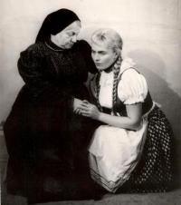 Trhové Sviny, Igla, div. soubor ZV ROH, Maryša, 1962