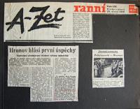 Pelhřimov, Rieger, Soupeři, novinový článek X. Jiráskův Hronov, 1940