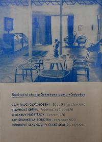 Hradec Králové, Krajské kulturní středisko, Impuls, Sobotka, Šrámkova Sobotka, 1972