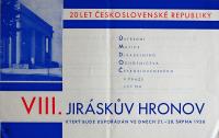 Hronov, Jiráskův Hronov 1938 - program