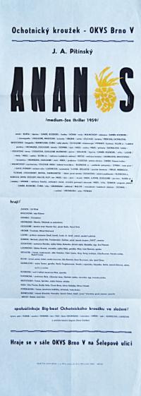 Brno, Ochotnický kroužek, Ananas, program, 1988