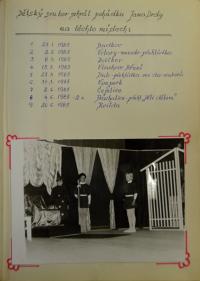 Chlumany, OÚ, Kronika divadelních ochotníků MNV a JZD 1978–1989