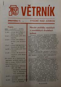 Hradec Králové, Krajské kulturní středisko, Impuls, Vysoké nad Jizerou, NP Krakonošův divadelní podzim, 1983