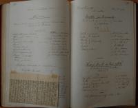 Chrast, Tyl, Památní kniha divadelního spolku, 1880