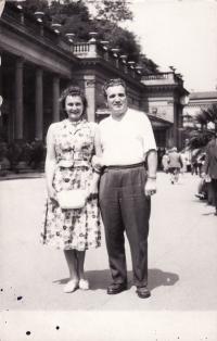 Tovačov, manželé Helensští, 1960