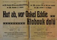 Přelouč, Besední ochotnické divadlo, Klobouk dolů - plakát, 1942